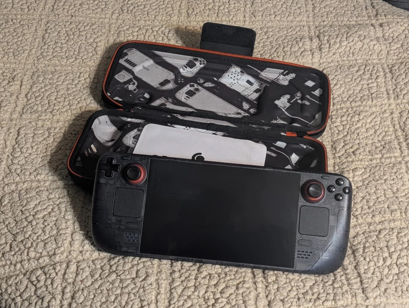 Valve Steam Deck OLED – 1TB Limited Edition + Carrying Case + Fast Charger + 512GB SD Card - Image 1